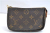 Authentic Louis Vuitton Monogram Mini Pochette Accessoires Pouch M58009 LV 9352E