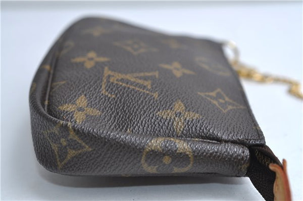 Authentic Louis Vuitton Monogram Mini Pochette Accessoires Pouch M58009 LV 9352E