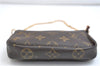 Authentic Louis Vuitton Monogram Mini Pochette Accessoires Pouch M58009 LV 9352E