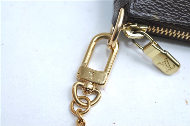 Authentic Louis Vuitton Monogram Mini Pochette Accessoires Pouch M58009 LV 9352E