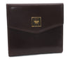 Authentic CELINE Vintage Trifold Wallet Purse Leather Brown 9353C