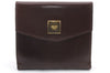 Authentic CELINE Vintage Trifold Wallet Purse Leather Brown 9353C