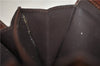 Authentic CELINE Vintage Trifold Wallet Purse Leather Brown 9353C