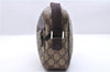 Authentic GUCCI Shoulder Cross Body Bag GG PVC Leather 114291 Brown 9354D