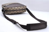 Authentic GUCCI Shoulder Cross Body Bag GG PVC Leather 114291 Brown 9354D
