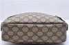 Authentic GUCCI Shoulder Cross Body Bag GG PVC Leather 114291 Brown 9354D
