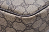 Authentic GUCCI Shoulder Cross Body Bag GG PVC Leather 114291 Brown 9354D
