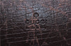 Authentic GUCCI Shoulder Cross Body Bag GG PVC Leather 114291 Brown 9354D