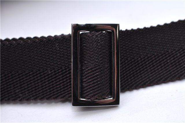 Authentic GUCCI Shoulder Cross Body Bag GG PVC Leather 114291 Brown 9354D