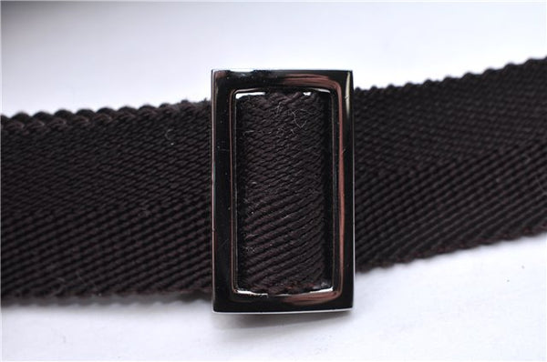 Authentic GUCCI Shoulder Cross Body Bag GG PVC Leather 114291 Brown 9354D