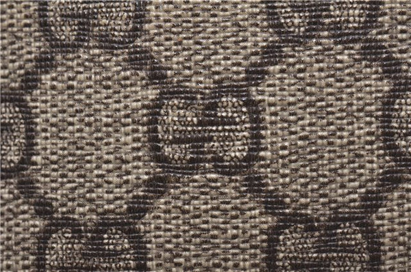 Authentic GUCCI Shoulder Cross Body Bag GG PVC Leather 114291 Brown 9354D