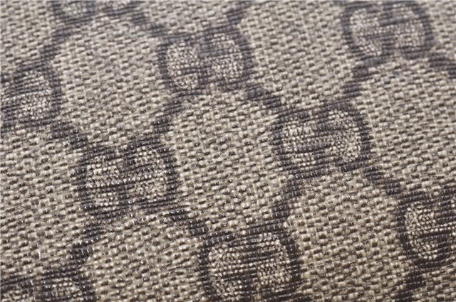 Authentic GUCCI Shoulder Cross Body Bag GG PVC Leather 114291 Brown 9354D