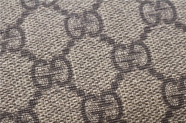 Authentic GUCCI Shoulder Cross Body Bag GG PVC Leather 114291 Brown 9354D