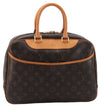 Authentic Louis Vuitton Monogram Deauville Hand Bag M47270 LV 9354E