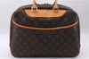 Authentic Louis Vuitton Monogram Deauville Hand Bag M47270 LV 9354E