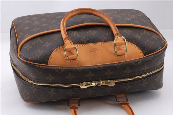 Authentic Louis Vuitton Monogram Deauville Hand Bag M47270 LV 9354E