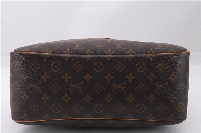 Authentic Louis Vuitton Monogram Deauville Hand Bag M47270 LV 9354E