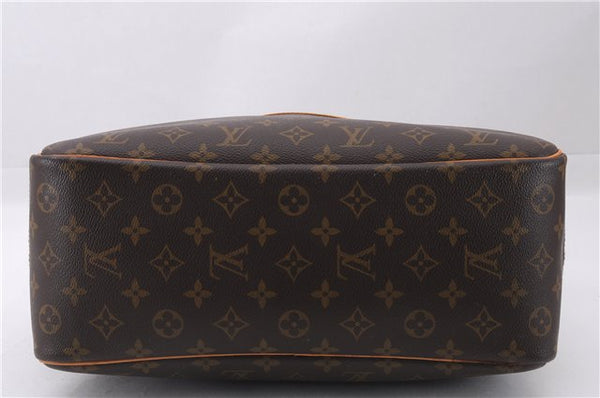 Authentic Louis Vuitton Monogram Deauville Hand Bag M47270 LV 9354E