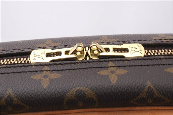 Authentic Louis Vuitton Monogram Deauville Hand Bag M47270 LV 9354E