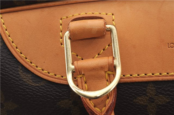 Authentic Louis Vuitton Monogram Deauville Hand Bag M47270 LV 9354E