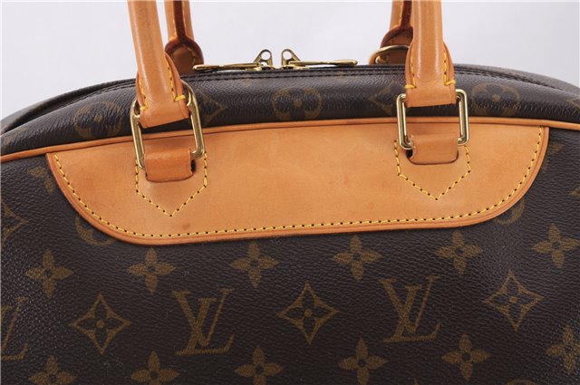 Authentic Louis Vuitton Monogram Deauville Hand Bag M47270 LV 9354E