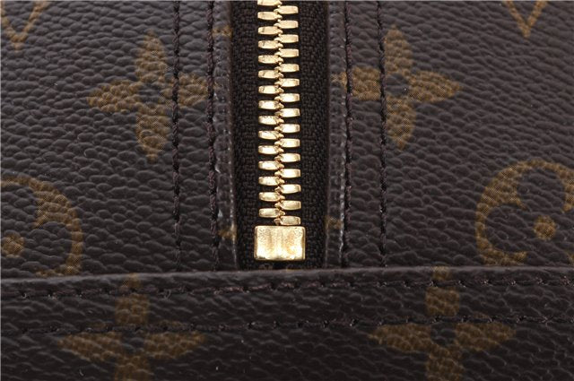 Authentic Louis Vuitton Monogram Deauville Hand Bag M47270 LV 9354E