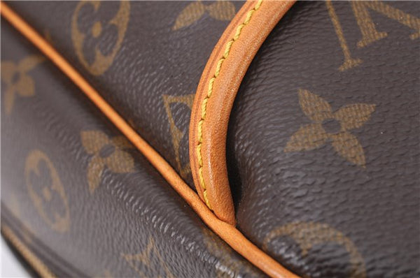 Authentic Louis Vuitton Monogram Deauville Hand Bag M47270 LV 9354E
