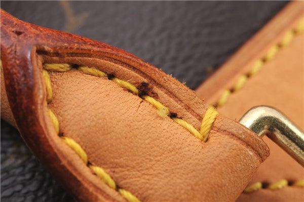 Authentic Louis Vuitton Monogram Deauville Hand Bag M47270 LV 9354E