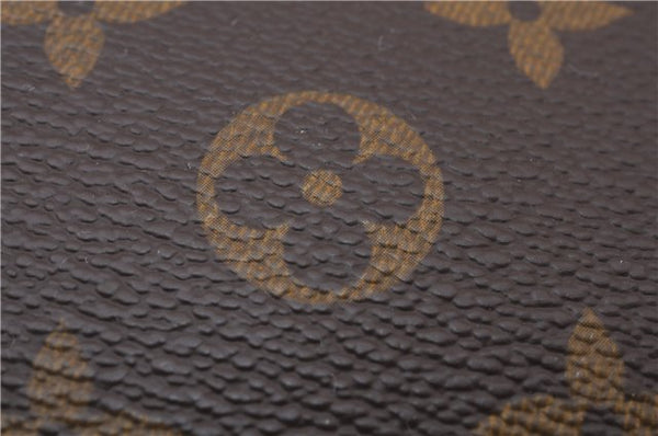 Authentic Louis Vuitton Monogram Deauville Hand Bag M47270 LV 9354E