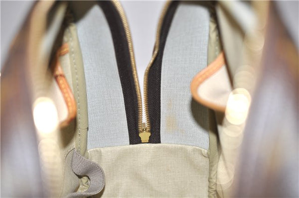 Authentic Louis Vuitton Monogram Deauville Hand Bag M47270 LV 9354E