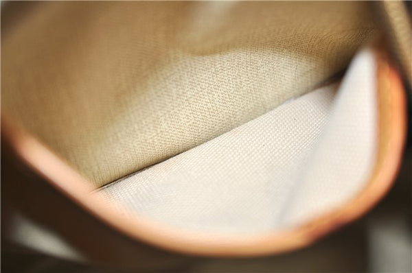 Authentic Louis Vuitton Monogram Deauville Hand Bag M47270 LV 9354E