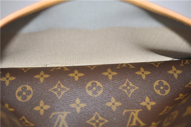 Authentic Louis Vuitton Monogram Deauville Hand Bag M47270 LV 9354E