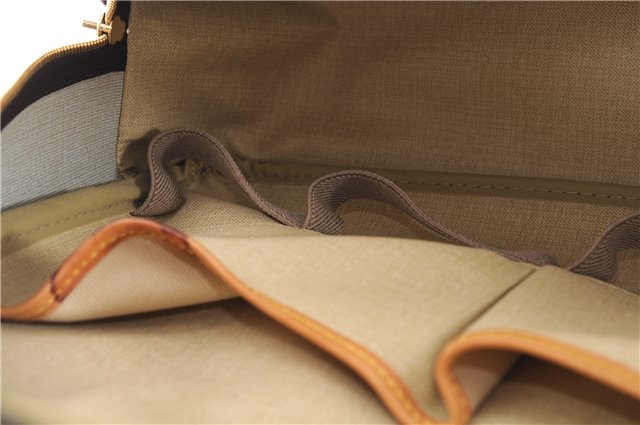 Authentic Louis Vuitton Monogram Deauville Hand Bag M47270 LV 9354E