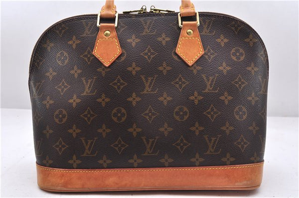 Authentic Louis Vuitton Monogram Alma Hand Bag Purse M51130 LV 9355E
