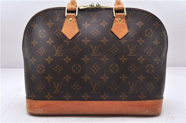Authentic Louis Vuitton Monogram Alma Hand Bag Purse M51130 LV 9355E