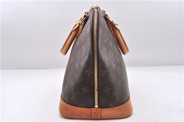 Authentic Louis Vuitton Monogram Alma Hand Bag Purse M51130 LV 9355E