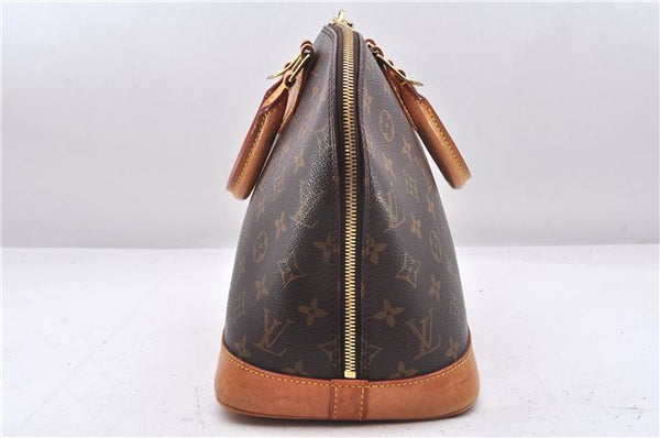 Authentic Louis Vuitton Monogram Alma Hand Bag Purse M51130 LV 9355E