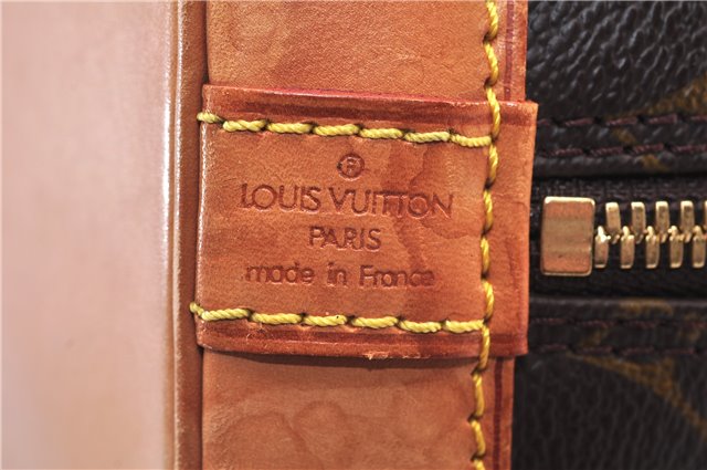 Authentic Louis Vuitton Monogram Alma Hand Bag Purse M51130 LV 9355E