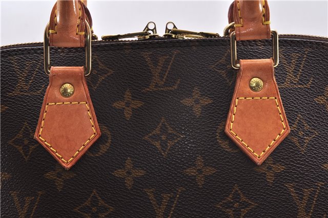 Authentic Louis Vuitton Monogram Alma Hand Bag Purse M51130 LV 9355E