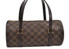 Authentic Louis Vuitton Damier Papillon 26 Hand Bag Purse N51304 LV 9356E