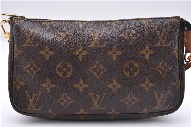 Authentic Louis Vuitton Monogram Pochette Accessoires Pouch M51980 LV 9357E