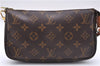 Authentic Louis Vuitton Monogram Pochette Accessoires Pouch M51980 LV 9357E