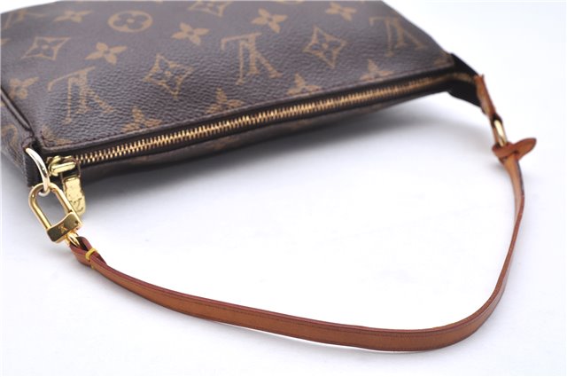 Authentic Louis Vuitton Monogram Pochette Accessoires Pouch M51980 LV 9357E
