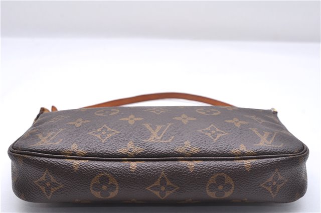 Authentic Louis Vuitton Monogram Pochette Accessoires Pouch M51980 LV 9357E