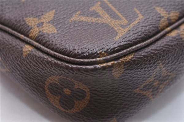 Authentic Louis Vuitton Monogram Pochette Accessoires Pouch M51980 LV 9357E