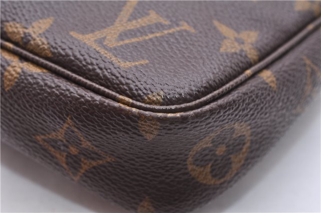 Authentic Louis Vuitton Monogram Pochette Accessoires Pouch M51980 LV 9357E