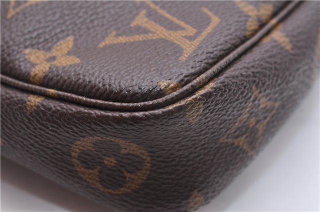 Authentic Louis Vuitton Monogram Pochette Accessoires Pouch M51980 LV 9357E
