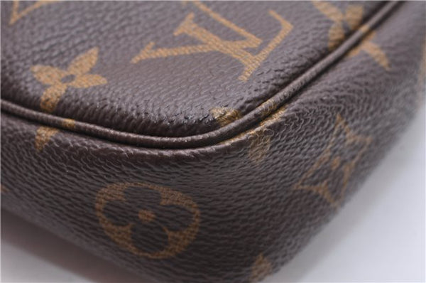 Authentic Louis Vuitton Monogram Pochette Accessoires Pouch M51980 LV 9357E