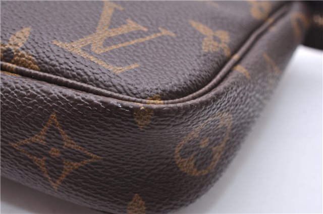 Authentic Louis Vuitton Monogram Pochette Accessoires Pouch M51980 LV 9357E