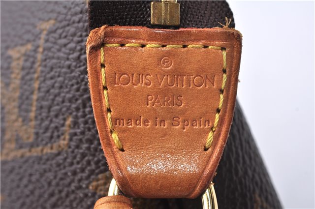 Authentic Louis Vuitton Monogram Pochette Accessoires Pouch M51980 LV 9357E